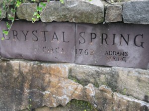 Rock wall at Crystal Springs